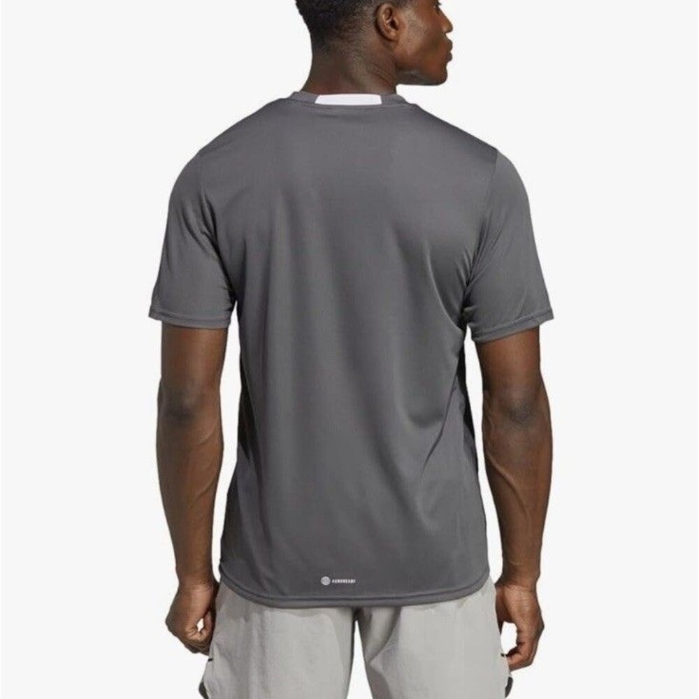 Adidas Men's AEROREADY Short Sleeve Crew Neck Designed for Movement Tee size L - Picture 4 of 12
